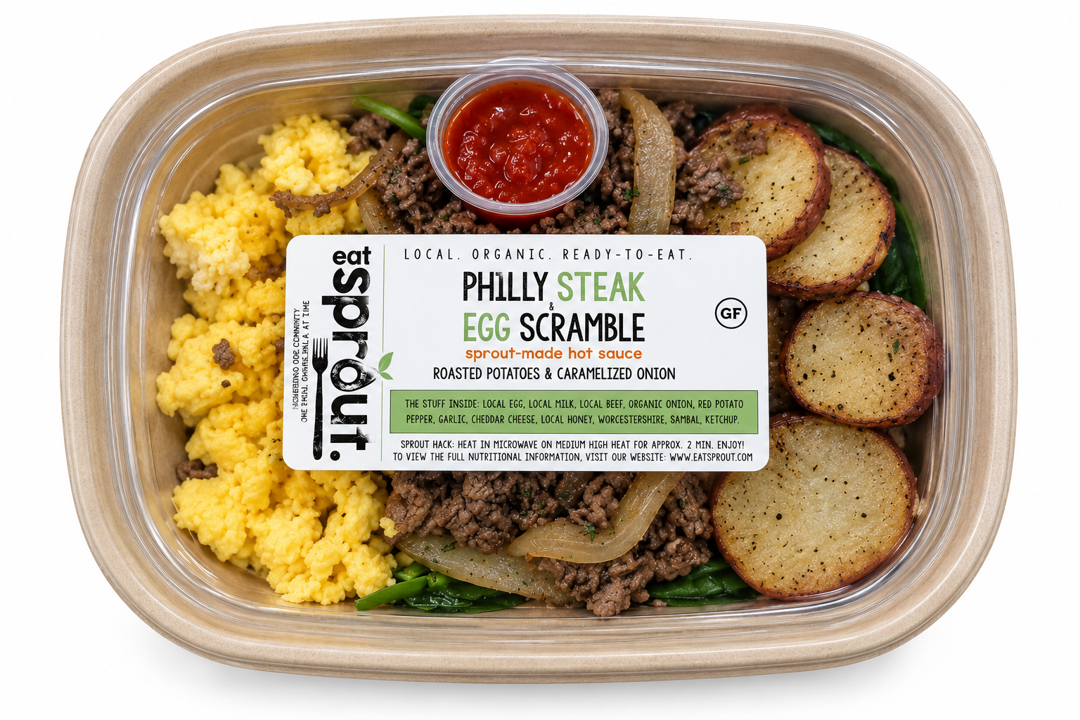 BREAKFAST - Phillly Steak & Egg Scramble (GF)
